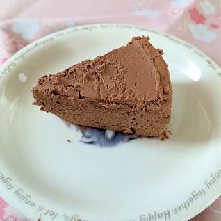 簡単☆甘さを抑えた大人のチョコレアチーズケーキ